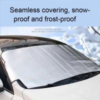 Cubierta De Escudo De Hielo Y Nieve Para Parabrisas De Coche Cubierta Del Sol Y Guardia Del Ventanal Frontal Protección Para Invierno - details 1
