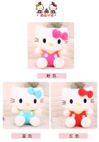 Muñeco De Peluche Sanrio Hello Kitty 20Cm Decoración De Habitación Juguete De Peluche Lindo Regalo Para Amigas Y Niñas Relleno De Algodón PP - details 6