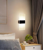 Lámpara De Pared Moderna Y Sencilla De Acrílico Para Iluminación Interior De Dormitorio Sala De Estar Pasillo Luz LED Incluida Instalación En La Pared - details 0