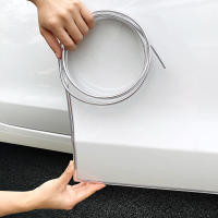 Protección De Puerta De Coche Con Espesor De Cromo 6 Metros Antigolpes Adhesivo Protector De Ralladuras Molduras De Puerta Automóvil - details 6