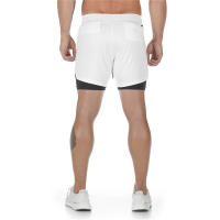 Shorts De Correr Para Hombre 2 En 1 Deporte Fitness Entrenamiento Secado Rápido Gimnasio Pantalones Cortos De Camuflaje - details 31