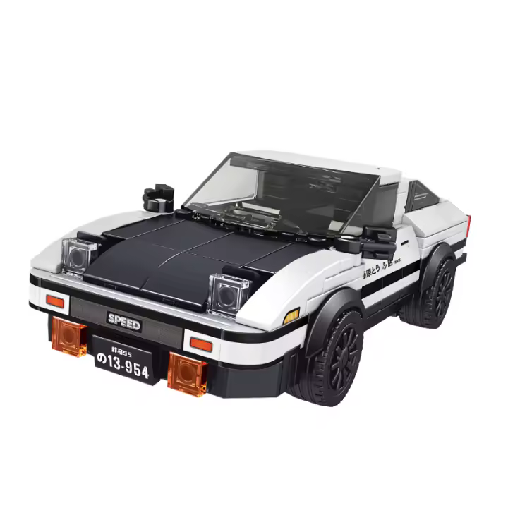 MOLDFEET AE86 Carrera De Coches De Bloques De Construcción Modelo Con Caja De Exhibición Vehículos De Simulación Para Niños Y Adultos - 1