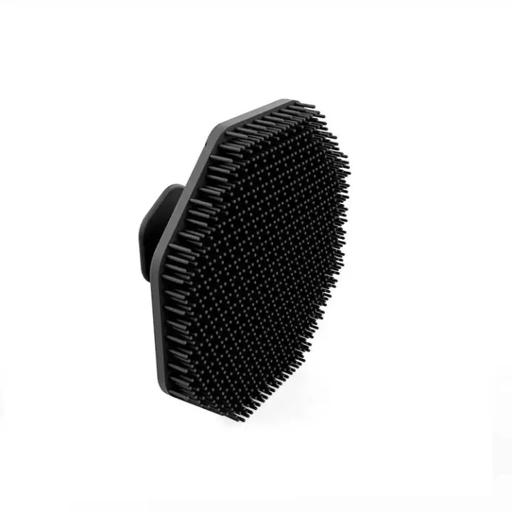 Cepillo De Baño Práctico De Silicona Escobilla De Ducha Portátil Masaje Exfoliante Limpieza De Piel Herramienta De Baño - 1