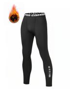 Pantalones De Entrenamiento Deportivo Para Hombres Leggings De Compresión Calientes Secado Rápido Para Correr - details 0