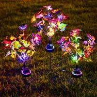Luz Solar De Mariposa Para Jardín 1pc Lámpara Decorativa Impermeable Para Exterior Iluminación De Fiesta Para Jardín Patio Camino - details 0