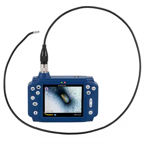 PCE Instruments Endoscopio para el diagnóstico no destructivo / diámetro 4,5 mm / LCD de 3,5" / longitud 1 m / 6 LED PCE-VE 200 - 1