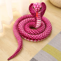 Juguete De Peluche Cobrera Simulada De Colores Variados 80/170/240cm Juguetes Suaves Decoración Para El Hogar Animales De Peluche Divertidos Y Falsos Dibujos Animados Para Adultos Y Niños - details 21