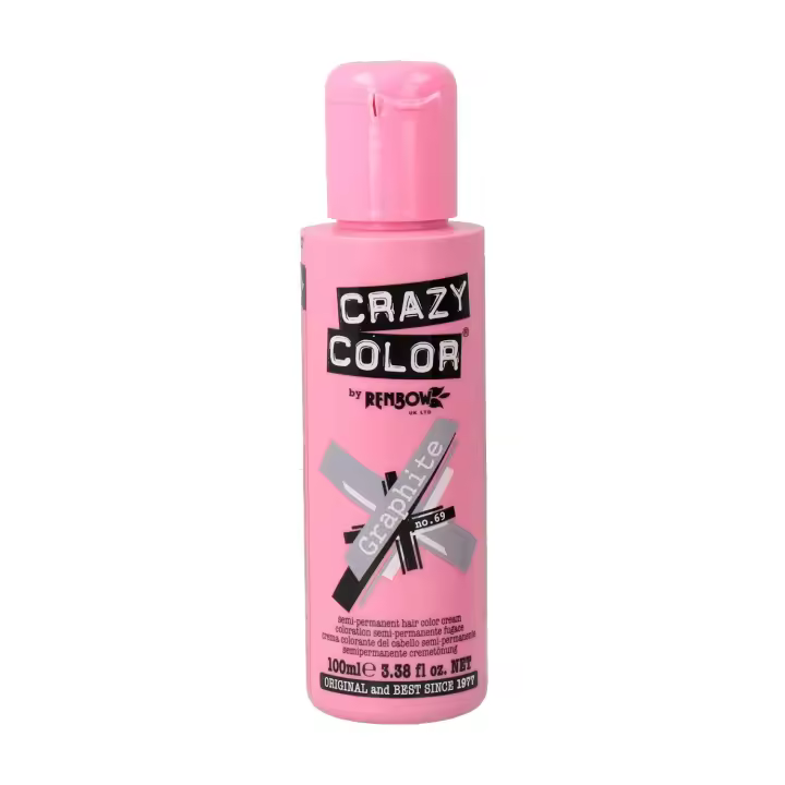 Crazy color 69 grafito 100 ml, colores intensos de fantasía. Belleza y cuidado de tu cabello y tu piel con Crazy Color. - 1
