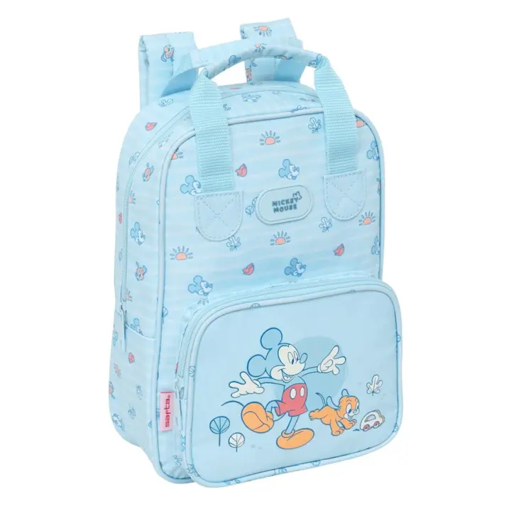 Mochila Infantil Con Asas Mickey Mouse "Baby" 20x28x8 Cm (Safta 622525765) - 1
