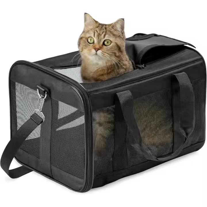 Transportín para Mascotas Suave y Plegable con Lados Suaves para Gatos - Tamaño - 1
