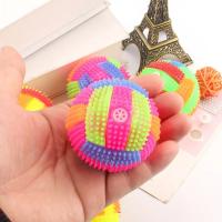 Juguetes Interactivos Para Perros Pequeños Bola Luminosa Elástica Colorida Entrenamiento Tiro Juguete Para Mascotas - details 2
