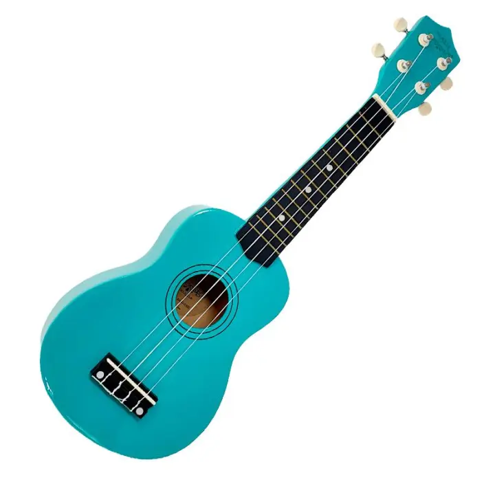 Ukelele Soprano New Brand  Maui Sunny 10-TQ Turquesa con Funda - 1