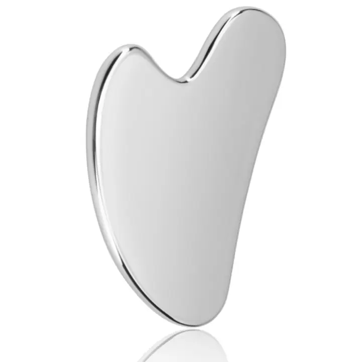 Juego De Herramientas De Rostro Y Cuerpo En Acero Inoxidable 304 Gua Sha Facial Duradero Para Tratamiento Lymphático Y Alivio Del Tensión Facial - 1
