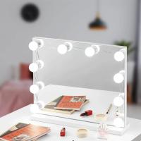 Luz De Espejo Led-With 10 Bombillas Regulables Para El Espejo, Iluminación De Espejo, 3 Colores De Maquillaje, Estilo Hollywood Para Espejo Cosmético, cable USB [Clase de eficiencia energética A +] - details 0