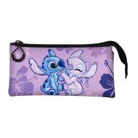 Estuche Portatodo Triple Fan Karactermania Disney Stitch Angel Kiss 23x11x7cm - details 1