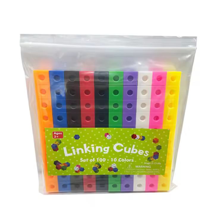 Juguetes Educativos Montessori Cubos Arcoíris De 10 Colores Bloques De Encaje Juego De Puzle 3D Para Niños Aprendizaje Matemático DIY - 1