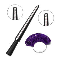 1pcs Herramienta Profesional De Joyería Mando De Anillo Palanca De Dedo Medidor De Tamaño UK/US Para Conjuntos De Herramientas De Joyería DIY - details 4