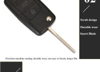 Llave De Coche Remota Jingyuqin 6QE 959 753 434MHz Para Volkswagen VW Fox Gol Sharan 2010+ Saveiro2009-2012 Con 3 Botones Flip - details 5