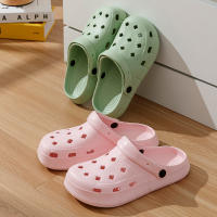 Nuevos Sandalias De Jardín Para Hombres Y Mujeres Verano 2024 Pantuflas De Baño Con Suela Suave Impermeables Y Moda Para Uso Exterior - details 6