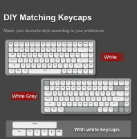 Teclado Mecánico De Juego E-YOOSO Z84 Slim Con Bluetooth 5.0 Y Cable USB 2.4G 84 Teclas Para PC Laptop Compatible Con Tablet - details 4