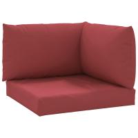 vidaXL Cojines para palés 3 piezas tela Oxford Color Antracita,  Crema,  Rojo y mas Cojín Decorativo de Asiento Cojines de muebles de salon - details 9