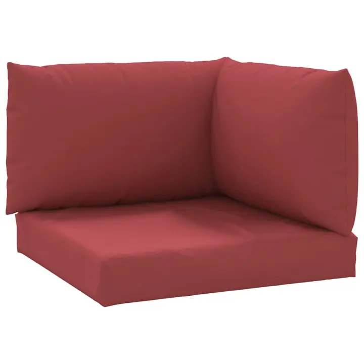 vidaXL Cojines para palés 3 piezas tela Oxford Color Antracita,  Crema,  Rojo y mas Cojín Decorativo de Asiento Cojines de muebles de salon - 1