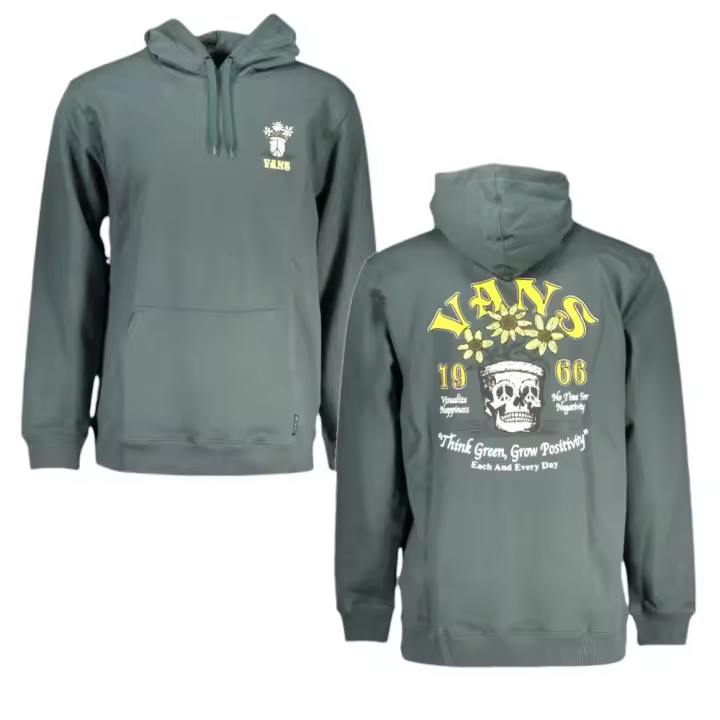 SUDADERA VANS PEACE HEAD VERDE GABLES HOODIE VN000AEY2LN1 - 1
