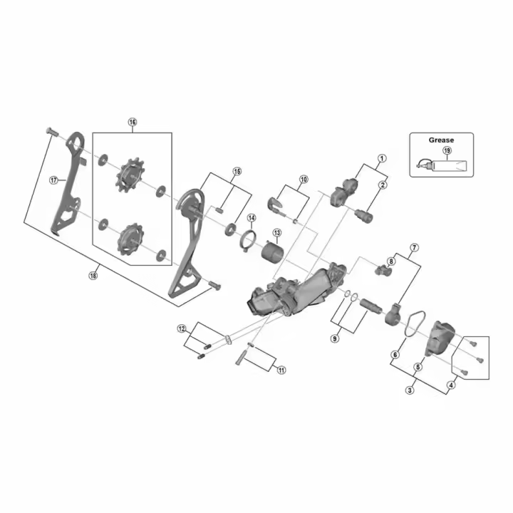 Shimano Plato Interior Gs-rd-r8050 Plateado Cajas - 1