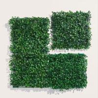 10pcs Panel De Hierba Artificial De Boxeo Verde Protección UV Decoración De Verde Privacidad Para Jardín Fondo De Boda - details 2