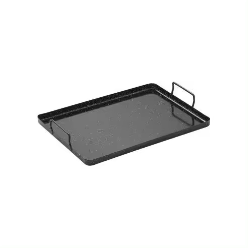 Bandeja de acero esmaltado para horno 40x40x2cm Vaello - 1