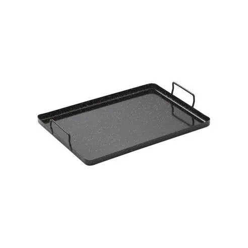 Bandeja de acero esmaltado para horno 40x40x2cm Vaello - 1