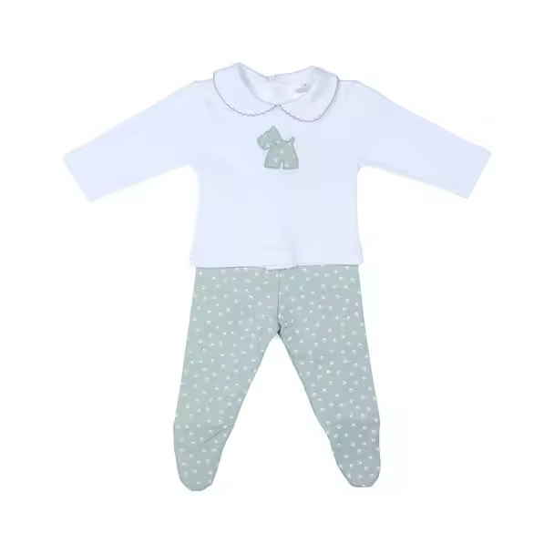 Conjunto manga larga polainas bebé Perrito-30325 Tony Bambino - 1