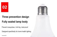 VzzUoo Bombilla LED E27 Sensor De Control 12W 9W 7W AC85-265V Luz De Día Y Noche Para Jardín Patio Puerta Inteligente Para Sala De Estar - details 6