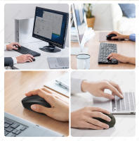Ratón Inalámbrico Bluetooth Recargable Aieach Ergonómico Silencioso Para Computadora Laptop MacBook Con 4 Botones Y DPI De 2000 - details 17