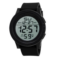 Reloj Deportivo Para Hombre YIKAZE Impermeable Con Luz Luminosa Multifuncional Militar Digital Reloj De Pulsera Electrónico Con Alarma Y Cronógrafo - details 1