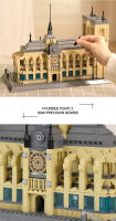 Bloques Educativos Pequeños De Arquitectura Famous Paris Notre Dame Cathedral Para Niños Y Estudiantes Juguetes Constructivos Compatible Con Lego ABS Sin Batería - details 8