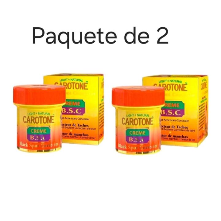 Carotone Crema Correctora BSC Pack 2x30ml – Correcteur de Taches Crema Facial Uso Localizado Apariencia de Manchas… — oferta en Miravia