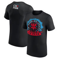 Camiseta De Algodón CM Punk Wrestler Para Hombre Y Mujer Estilo Retro Vintage Manga Corta Transpirable Marca De Lujo Casual Para Todas Las Estaciones - details 2