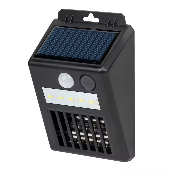 Luces Solares Exterior con Sensor de Movimiento - Mata Mosquitos - Luz Ultravioleta UV - Energía Solar - 1
