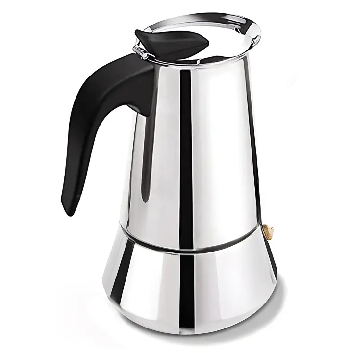 Cafetera Italiana Inducción 3 Tamaños Acero Inoxidable Vitrocerámica Cocinas 600ml - 1