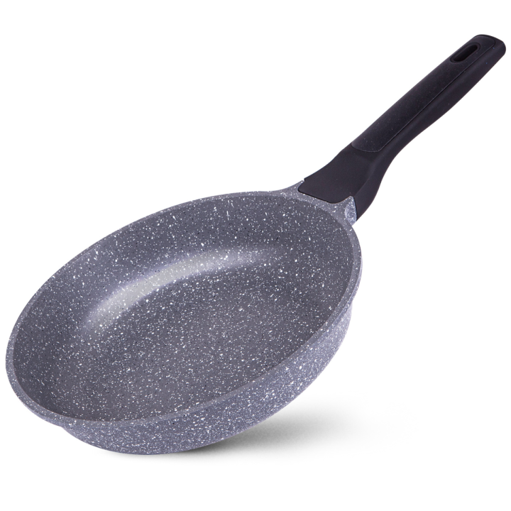 LA MOUSTACHE Sartén PIERRE de Aluminio Fundido con Revestimiento de Titanio para Todo Tipo de Cocinas