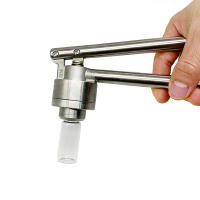 Herramienta De Empuñadura Manual De Acero Inoxidable 20mm Máquina De Sellado De Botellas Herramienta De Empuñadura De Cuello De Botella Eco-amigable Duradera Para Aluminio Y Plástico - details 0