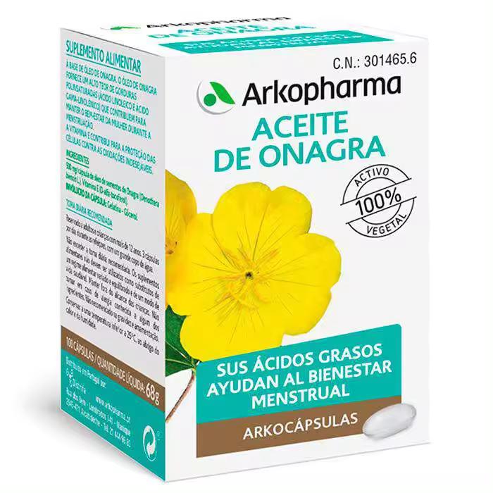 Arkocápsulas Aceite Onagra 100 Cápsulas - 1