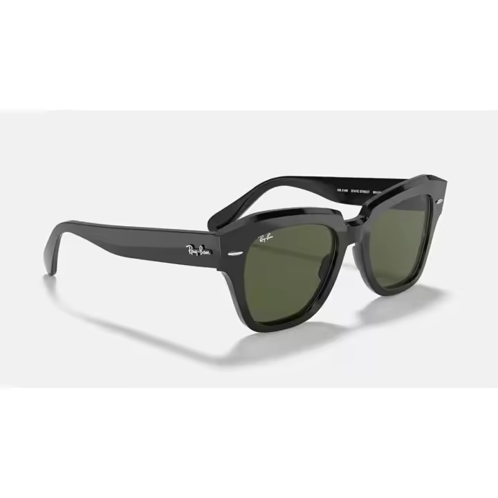 Gafas de Sol Ray-Ban Original Wayfarer State Street, Modelos 0RB2186 901/31 Negro , 0RB2186 1292B1 Havana Gris y 0RB2186 1324BG Hvana Rosa, Calibre 52-20 - 1