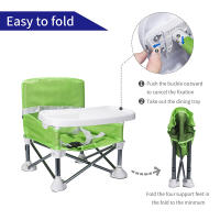Silla De Comedor Plegable Multifuncional Para Bebés Infantil Asiento Aumentador Portátil Accesorios Para Bebés Material Plástico Unisex - details 12