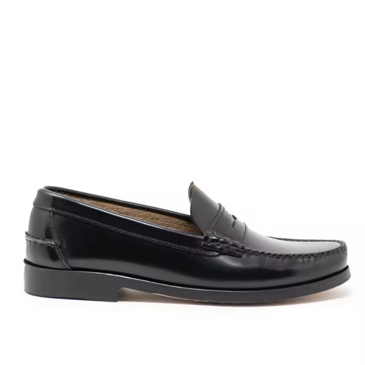 CANALETI 102 Zapatos de Vestir hombre  CASTELLANO ANTIFAZ NEGRO  PISO SUELA - 1