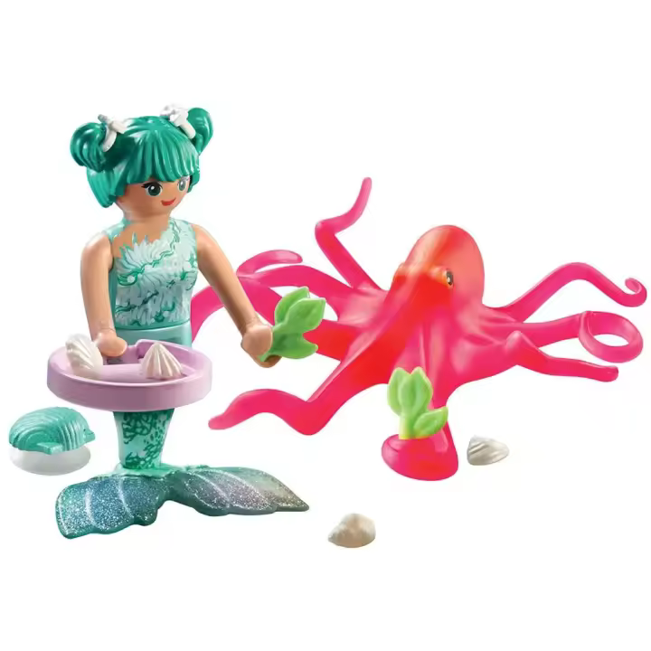 Playmobil Juego De Construcción Sirena Con Pulpo Que Cambia De Color - 1