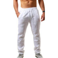 Nuevos Pantalones Casuales Para Hombre Sueltos Y Cómodos De Color Sólido Estilo Callejero Moda Primavera Otoño Talla Media - details 5