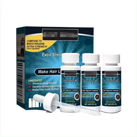 1 juego de suero para el crecimiento del cabello, tratamiento fortalecedor del crecimiento del cabello para hombres, tratamiento fortalecedor del crecimiento del cabello para el adelgazamiento del cabello y la caída del cabello - 1