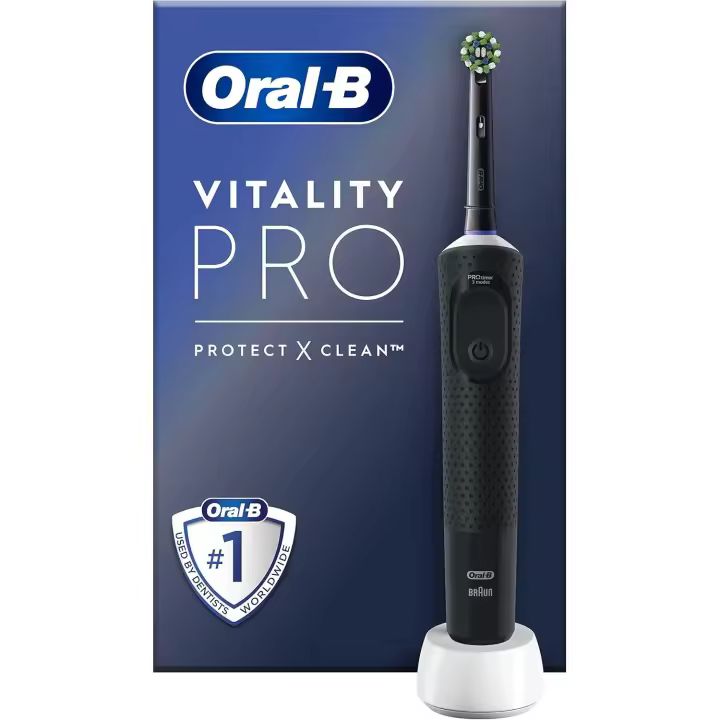 Oral-B Cepillo Dental Eléctrico Recargable Vitality Pro CrossAction Negro - 1